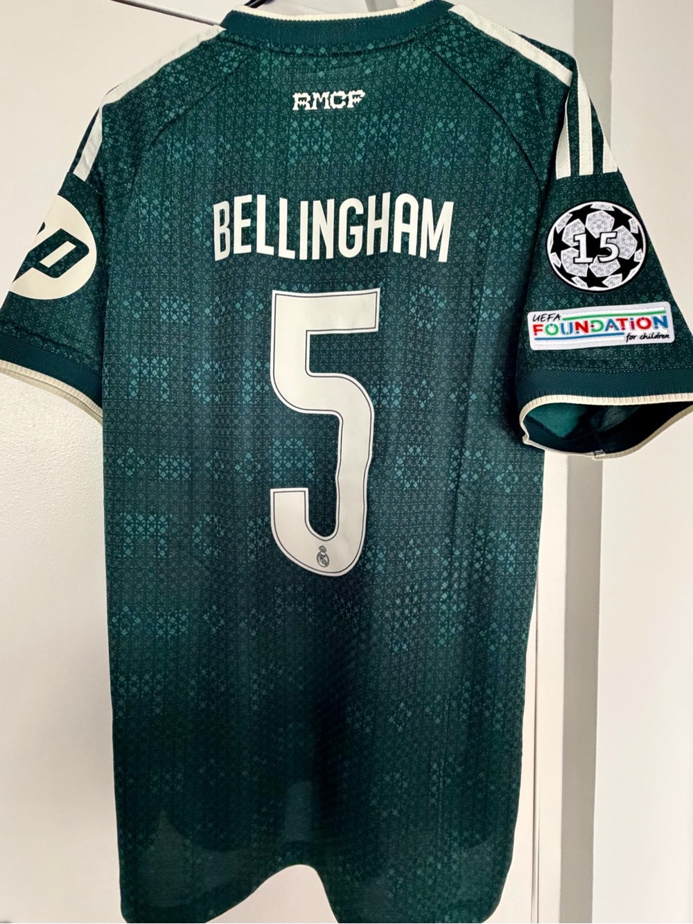 Bellingham #5 Dark Green Soccer Jersey player version